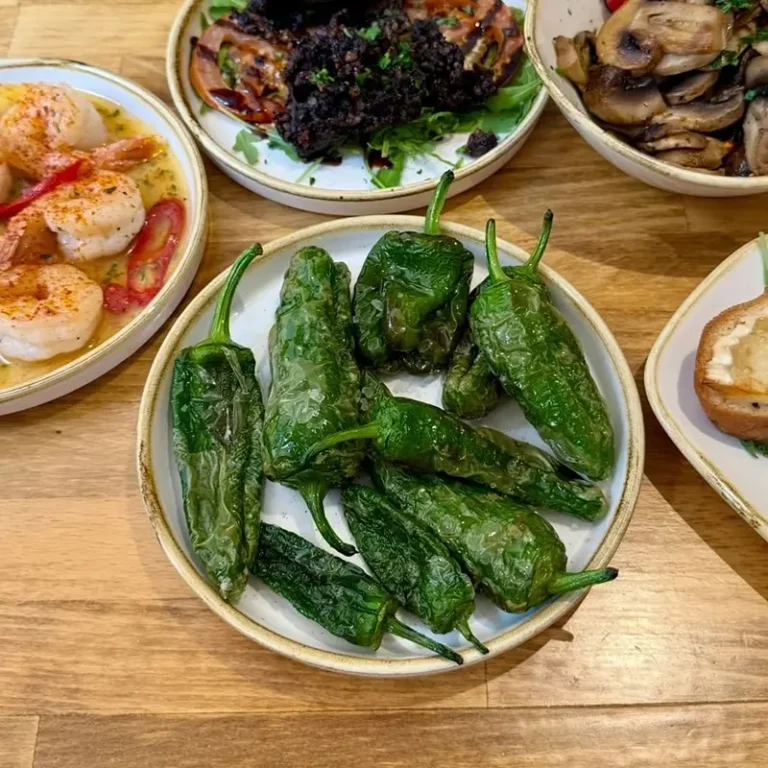 Tapas dish: padron peppers at La Casita Guildford