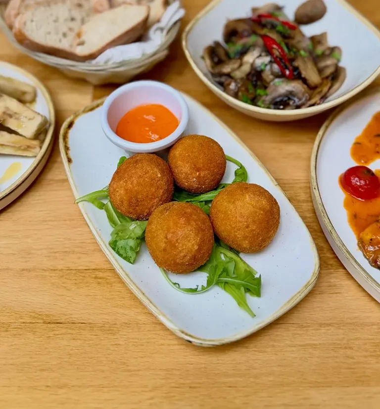 Tapas dish: croquettes at La Casita Guildford
